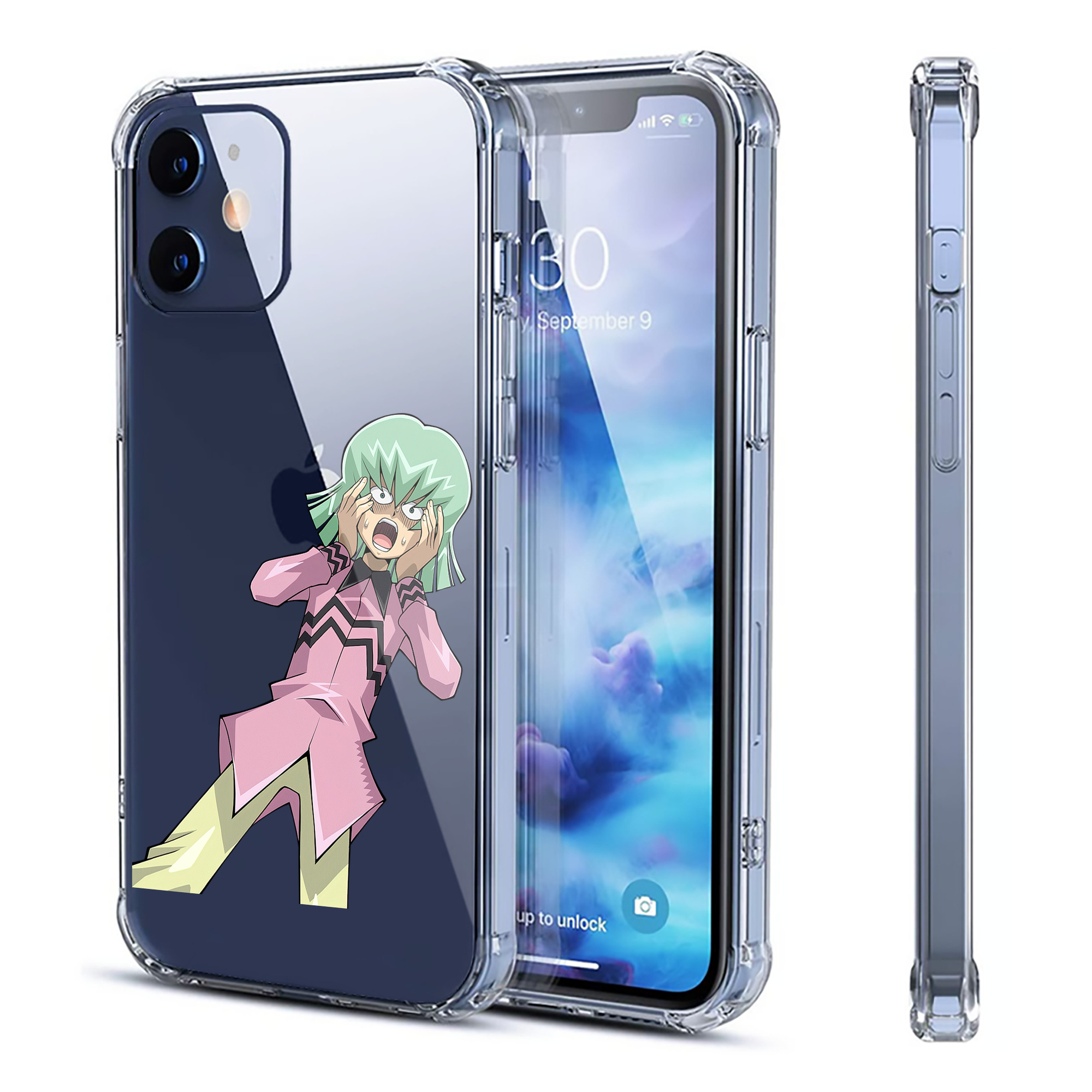 （画像用） 遊☆戯☆王 Yu-Gi-Oh! 【iPhone 12シリーズ対応】透明スマホケース（クリアソフトケース）